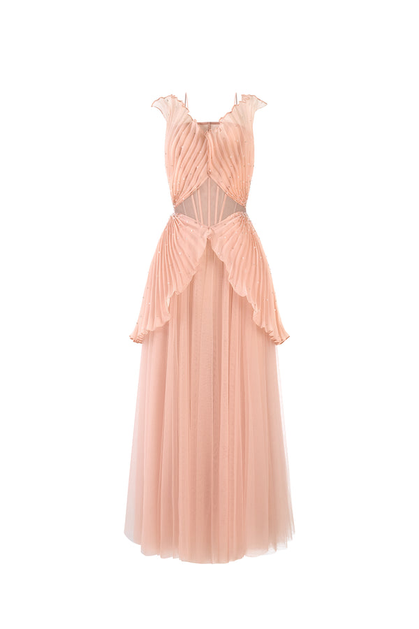 SERAPHINA Pleated Dress