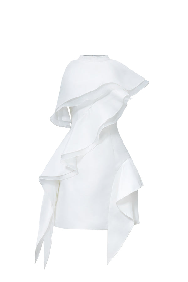 SERAPH Ruffle Layer Mini Dress