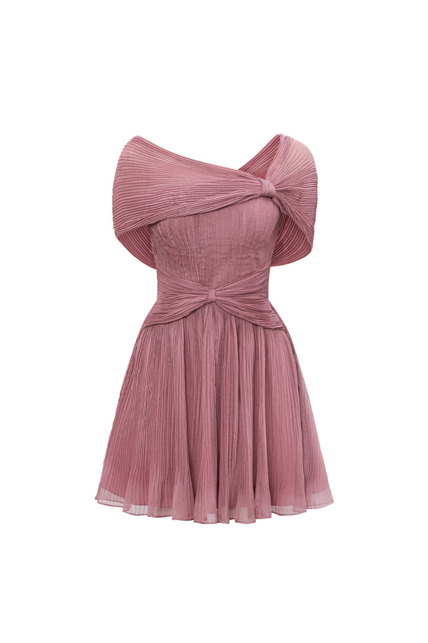 PIVONIA Off Shoulder Mini Dress