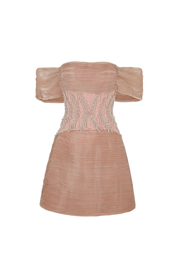 KAYLIN Off Shoulder Mini Dress
