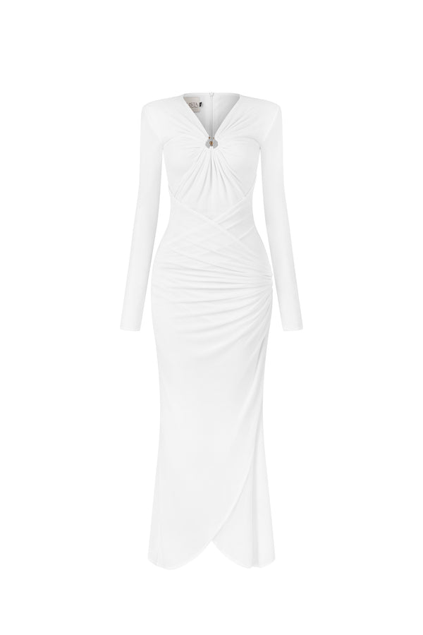 GLORY V-neck Tight Dress